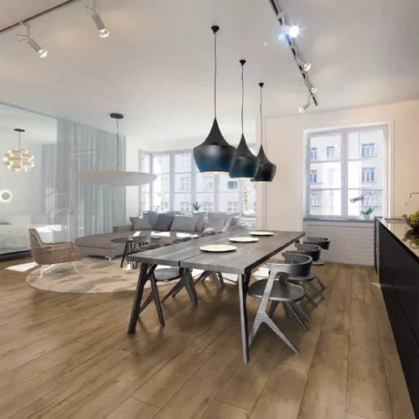 Laminate Flooring Welsh Oak Brown - Image 3